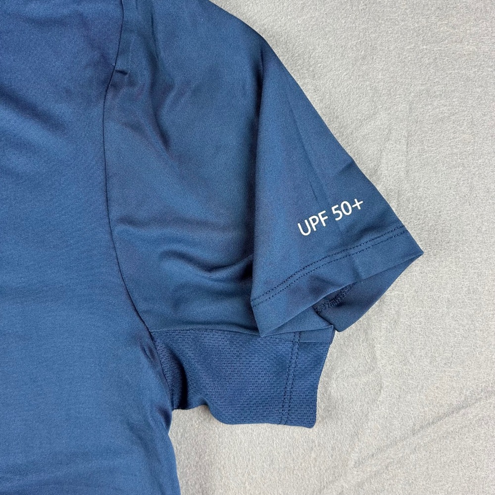 RVCA T-Shirt Mens Medium Blue UPF 50+ Performance Graphic Tee GRA33-0524-02 - Picture 3 of 9